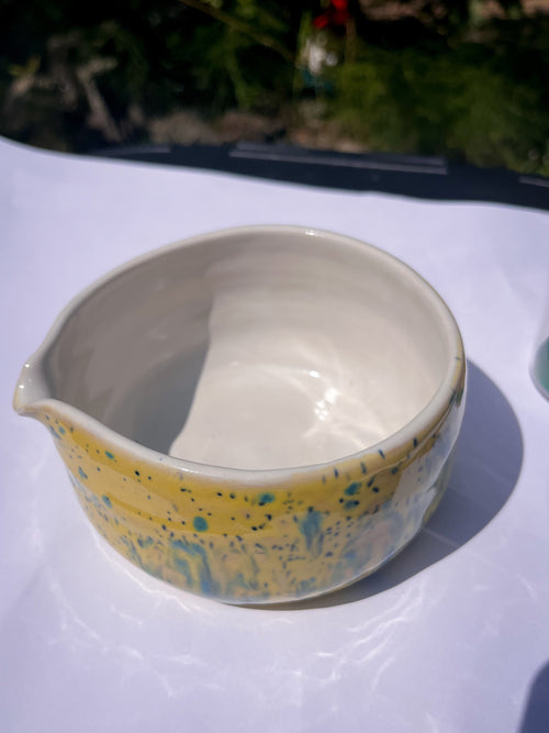 Hojicha/Matcha whisk bowl and chasen 3 set