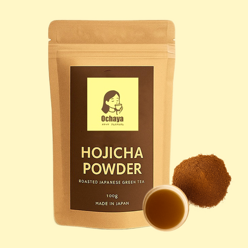 Hojicha Powder ほうじ茶パウダー (Roasted Japanese Green Tea, Powder)